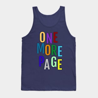 One More Page Tank Top